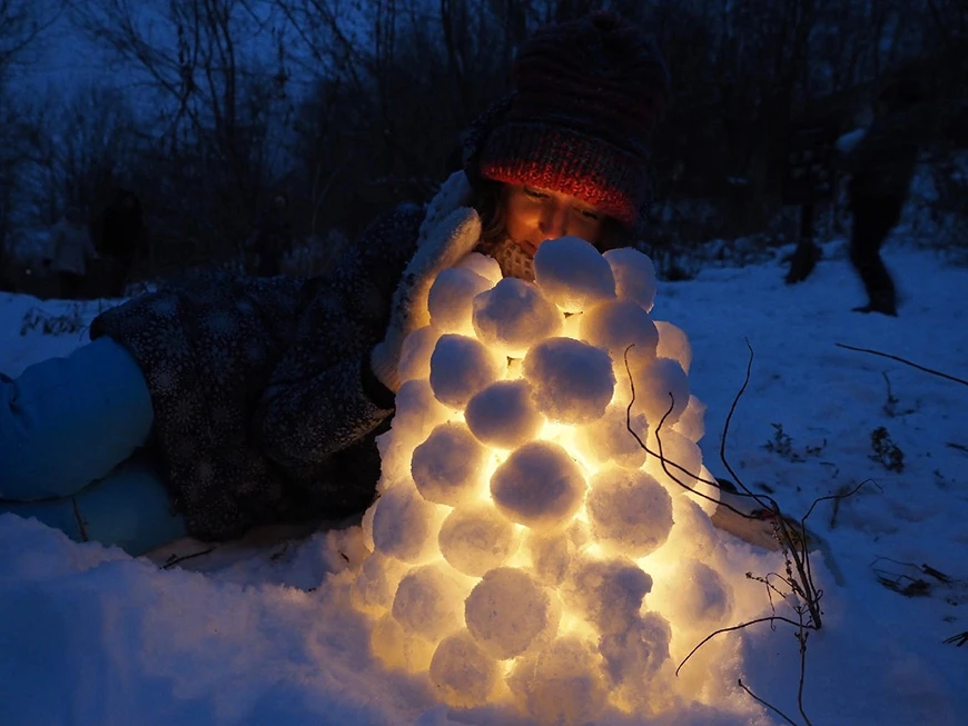 На территории Русско-Немецкой Швейцарии пройдет праздник снежных фонарей