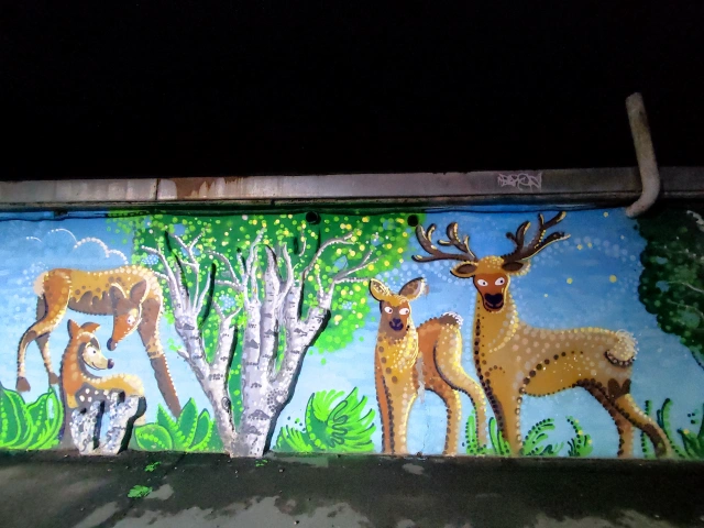 Граффити Природа на Волгоградской