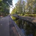 Мостик на озере в парке Урицкого 0
