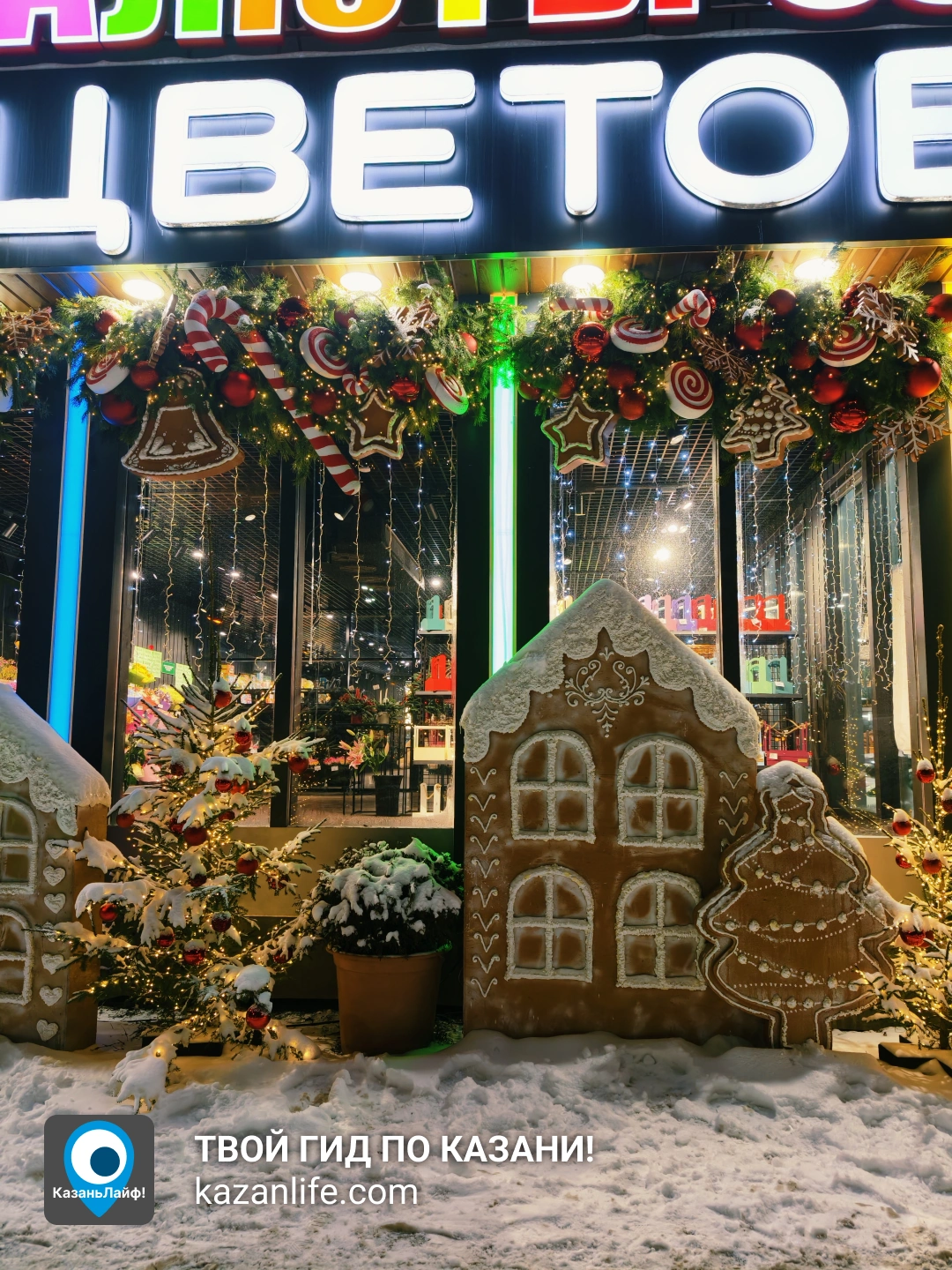 Фотозона с пряничными домиками Радуй