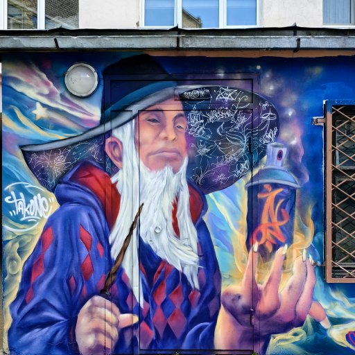 Дворик с граффити на улице Щапова 0