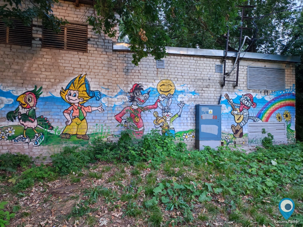 Граффити персонажи из советских мультфильмов