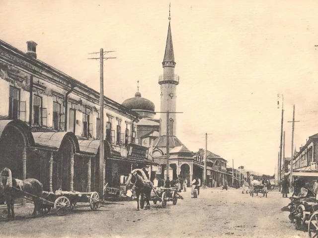 Татарский базар и Сенная мечеть в 1900-1920 годы