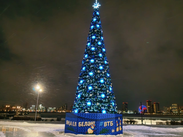 Ёлка в парке Елмай