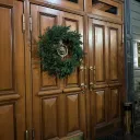 Новогодняя декорация у Вишня Золотая, Ульянова-Ленина, 65 0