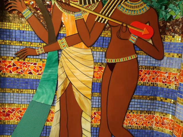Рисунок Египтяне в Храме всех религий