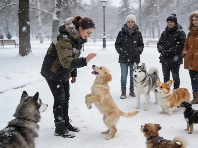 Базовый курс дрессировки собак в парке имени Горького