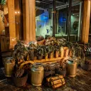 Новогодняя фотозона у ресторана Сыроварня на Черном озере 1