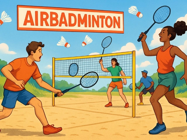 Соревнования среди любителей бадминтона «Airbadminton»