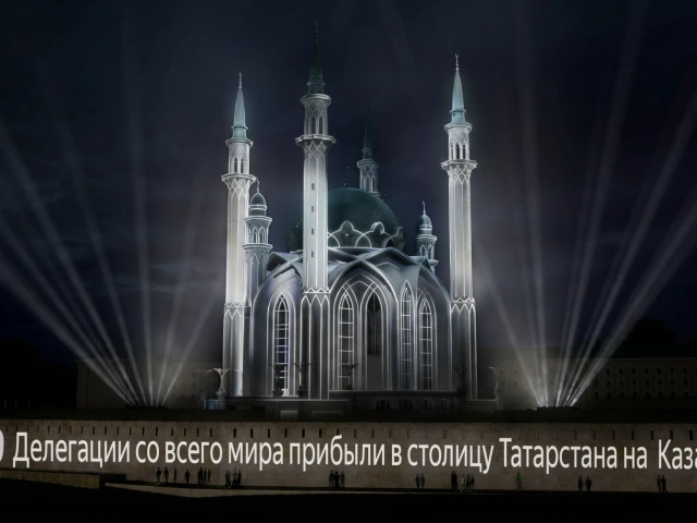 Маппинг световое шоу на Кул Шариф! 2026