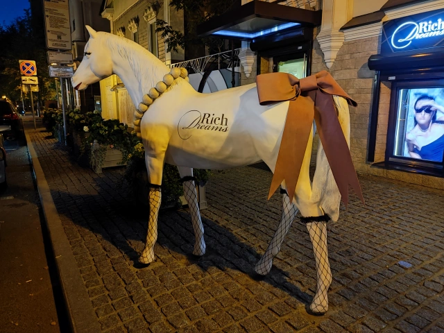 Лошадки на улице Малая Красная