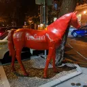 Лошадки на улице Малая Красная 4