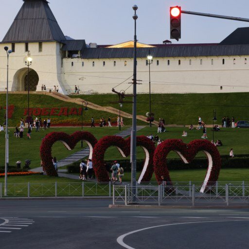 Сердце у Казанского Кремля