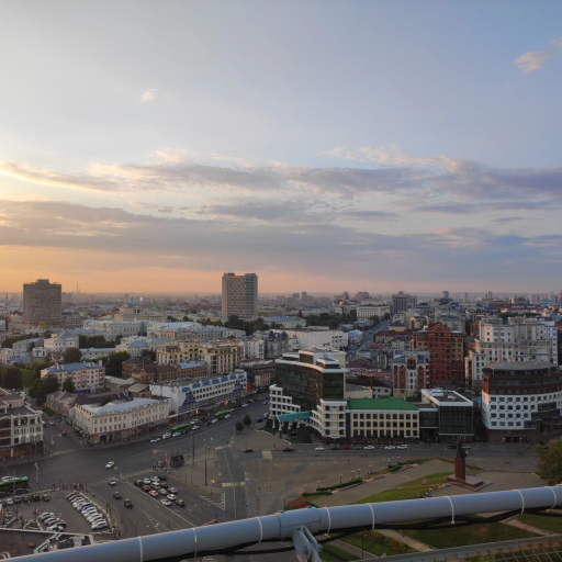 Смотровая: вертолетная площадка на крыше отеля Grand Kazan Hotel 5