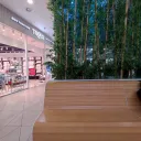 Скамейка с бамбуками в Казанмолле 0