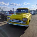 Желтый пикап на парковке Ак Барс Ретро Карс 0