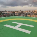 Смотровая: вертолетная площадка на крыше отеля Grand Kazan Hotel 0