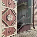 Розовый деревянный дом Сафы Бахтеева на Тукая, 72 2