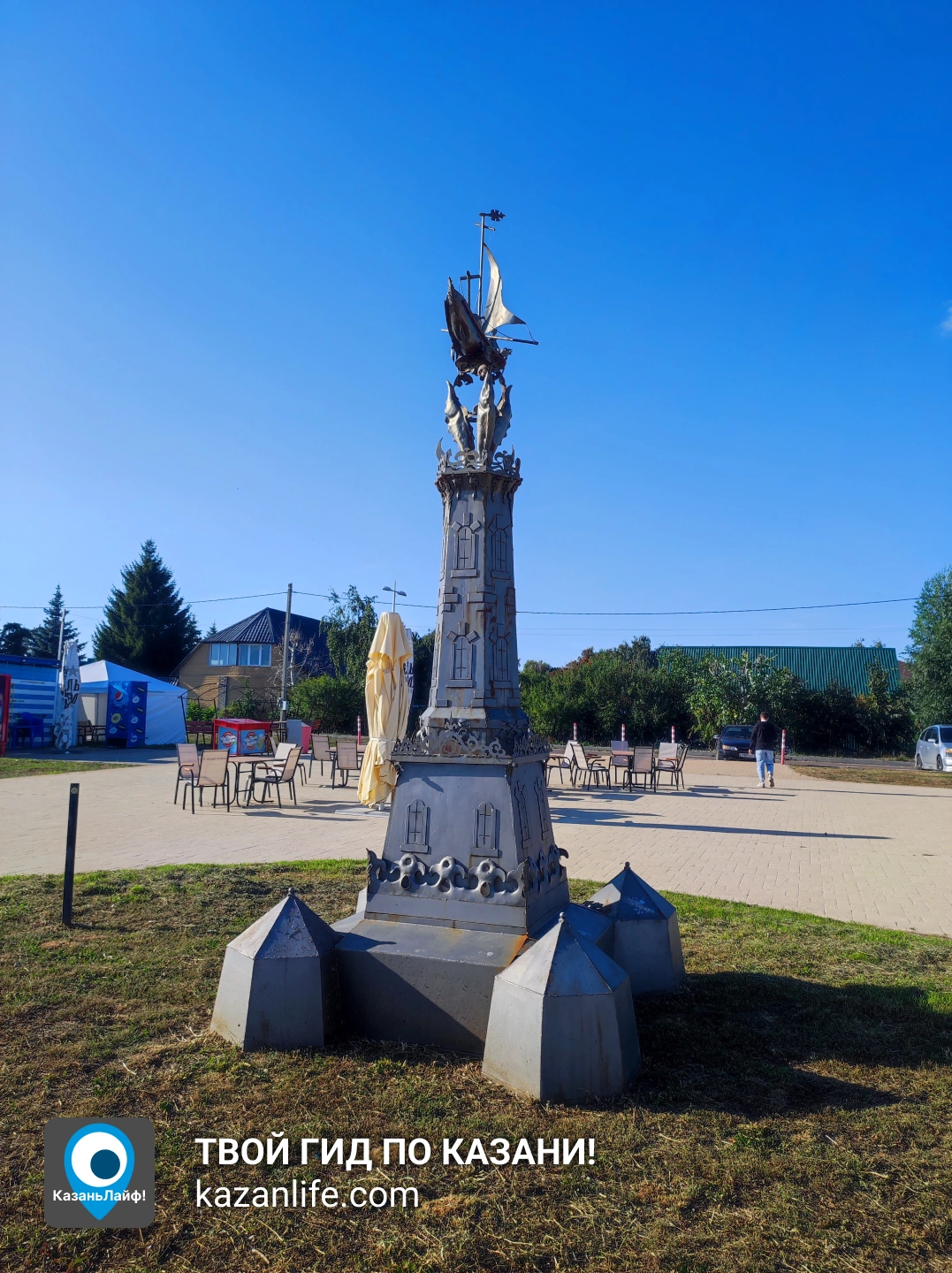 Скульптура в Камское море - Лаишево