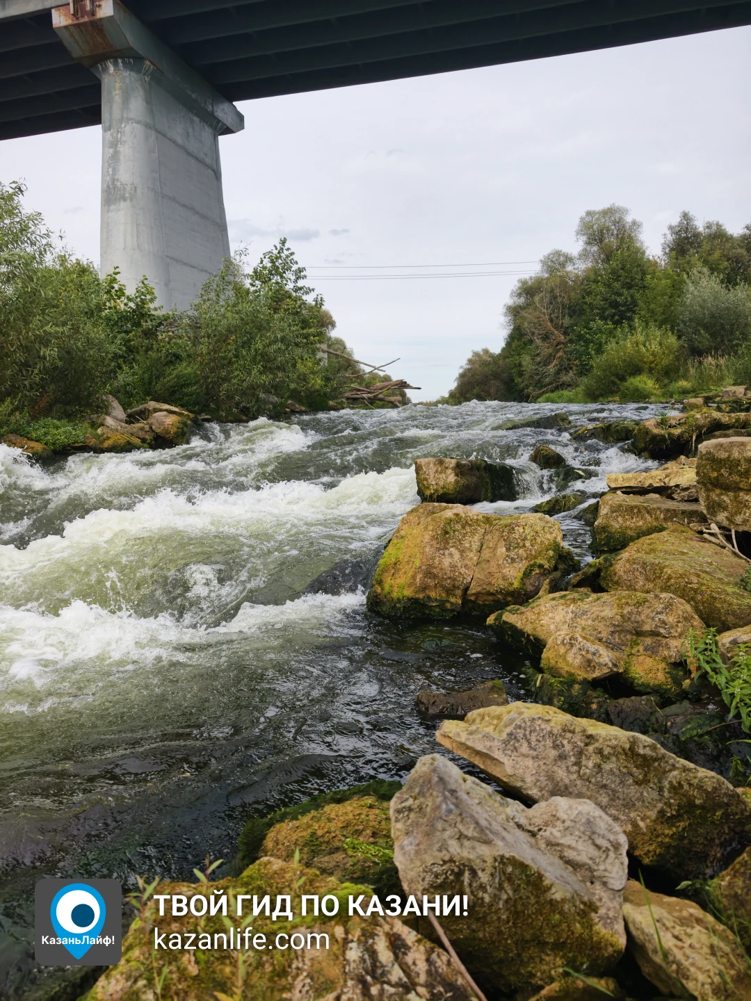 Водопад в Пестрецах