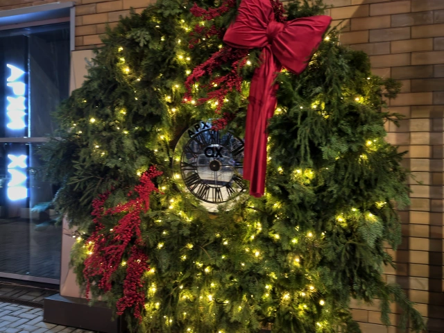 Новогодняя фотозона на Столбова