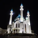 Мечеть Кул-Шариф с подсветкой вечером 1